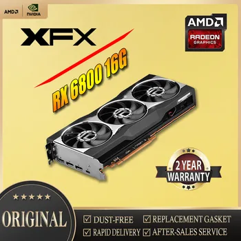 XFX AMD Radeon RX6800 16G pe 256 biți Grafică AMD Video, Desktop PC, Joc Hartă Folosit