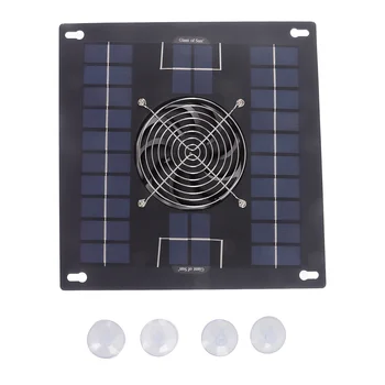 Panou Solar Ventilator de Evacuare Panou Solar Kit Fan 5W Zgomot Redus 12V 2A Impermeabil pentru Coop de Pui
