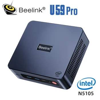Beelink U59 Pro Windows 11 Mini PC Intel Celeron N5105 Dual Channel DDR4 16GB, 512GB 1000M LAN WiFi5 BT4.0 Desktop Joc Pe Calculator