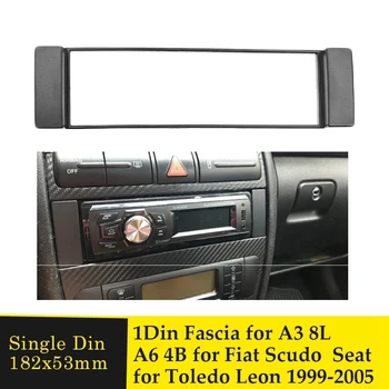 Fascia 1 Din Cadru - A3 8L A6 4B Seat Toledo Leon, Fiat Scudo Stereo Angel Placa de Bord CD Trim 1 DIN Radio Acoperi