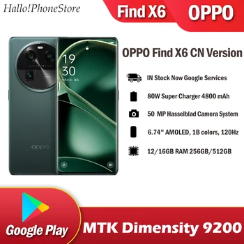 OPPO find X6 5G Dimensity 9200 Google Play SmartPhone 6.74