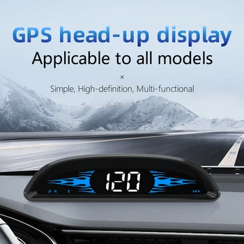 2023 HUD G2 GPS Sistem Head-up Display Computer de bord Multifuncțional Accesorii Electronice Vitezometru Digital se Potrivesc Toate Masina