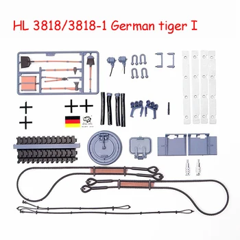 HENG LONG 3818/3818-1 RC tanc German tiger I 1/16 piese de schimb Nr. plin piese din plastic ticker aripă coarda