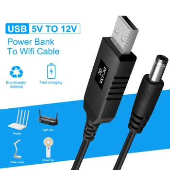 Cablu USB Boost Linia de 5V DC-DC 12V / 9V-și Intensifice Modulul Convertor USB Cablu Adaptor 2.1X5.5Mm Plug pentru arduino WIFI Router