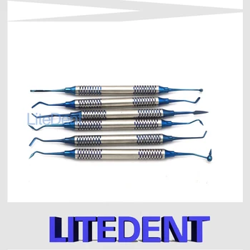 Un Set/6buc Dentare Plugger Rășină Plugger Set Estetice Rășină Restaurare Set Orală Instrumente Instrumente stomatologice