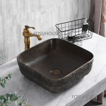 Modern, Antic Ceramică Lavoar Pentru Mobilier de Baie Etapă de uz Casnic Chiuvetă Personalitate Designer de toaletă Bazinul de Baie