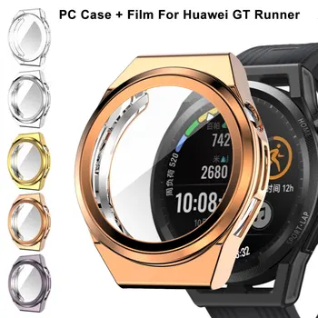 Pentru Huawei Watch GT Alergător de Protecție Moale Caz Acoperire TPU Full Screen Protector Bordajul metalic Cazuri Pentru Huawei GT Runner 46mm