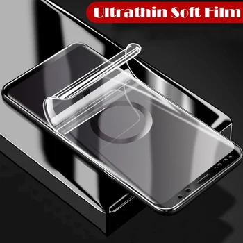 3D Complet Moale Capacul Hidrogel Ecran Protector Pentru Samsung Galaxy S8 S9 Plus S6 S7 Edge Protector de Film De Nota 8 (Nu de Sticla )