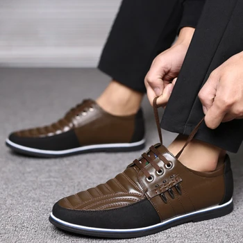 La modă pentru Bărbați Pantofi Rochie de Culoare Solidă Dantelă-Up Business Casual Mocasini Confortabile Nunta Oxfords Zapatos Hombre De Vestir