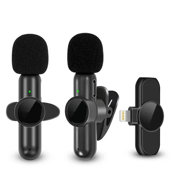 YP 2.4 G Wireless Lavaliera Microfon de Anulare a Zgomotului Audio Înregistrare Video pentru Android/iPhone/iPad/Xiaomi/Samsung Live Joc Mic