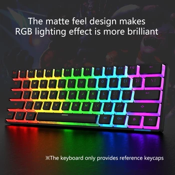 1Set Dublă PBT Keycap 104 Taste Budinca Iluminare Taste OEM Profil pentru RGB Tastatură Mecanică Negru și Alb