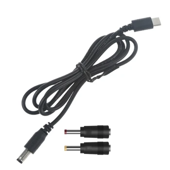 Tip C USB C a DC5.5X2.1mm Cablu de Încărcare 3.5x1.35mm 4.0x1.7mm Conector 9V 15V PD Declanșa Cablu de Alimentare pentru Routere Laptop