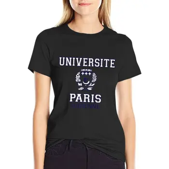 Universite Paris La Sorbonne T-Shirt shirt graphic teuri haine anime drăguț t-shirt pentru Femei