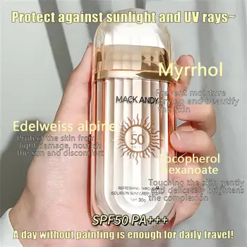 SPF50+ de protecție Solară Crema Gel Izolare Lotiune Bărbați Femei Hidratantă de Albire rezistent la apă de Lungă Durată Refresh Apă Îngrijire Facială