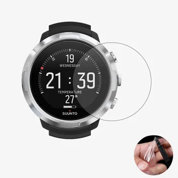 2 buc TPU Moale Clar de Film Protector de Paza Pentru Suunto D5 Scufundări Ceas GPS Sport Smartwatch Ecran Protector de Acoperire (Nu de Sticla)