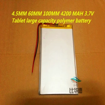 Noi 4560100 4360100 3.7 v 4200mah tableta baterie Polimer 3.7 V U25GT DVD polimer 