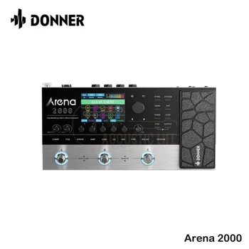 Donner Arena 2000 Multi-Efect de Chitara Pedala AMP Modeling cu 278 Efecte 100 IRs Looper Tambur Mașină Bluetooth MIDI IN