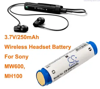 250mAh set cu Cască fără Fir Baterie GP0836L17 pentru Sony MH100, MW600