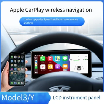 Tesla LCD tablou de Bord Inteligent Model3/Y Wireless cu Fir Suport Multi-Limba germană italiană spaniolă portugheză Etc Suport Carplay