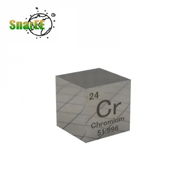 5PCS Înaltă Puritate Crom Cub Cr Tabelul Periodic Al Elementelor 10mm