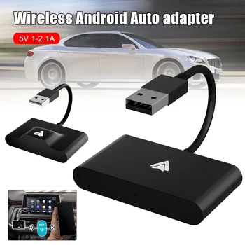 Adaptor Wireless Pentru Android Telefon cu Fir pentru Auto fără Fir Adaptorul Wireless Carplay Dongle Plug and Play 2.4 G&5G WiFi OTA Upgrade