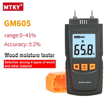 MTKY Lemn de Umiditate Metru Digital Display LCD Inductiv Dispozitiv de Măsurare a Umidității Tester Higrometru GM610 Instrumente Higrometru