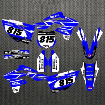 Personalizat Motocross 3M Grafică DECALCOMANII AUTOCOLANTE kit Pentru Kawasaki KXF450 KX450F 2012 2013 2014 2015 Pentru Kawasaki KXF 450 2015-2012