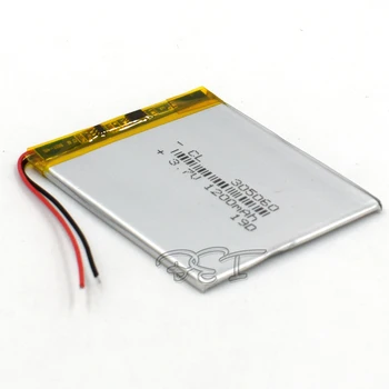 5Pcs Baterie Litiu-polimer 305060 3.7 V 1200mah baterie Reîncărcabilă li-ion cu Celule Li-Po Pentru DVD PAD, PDA MP5 GPS Digital Produsului Navigator