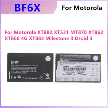 BF6X Original, Acumulator Pentru Motorola XT882 XT531 MT870 XT862 XT860 4G Milestone XT883 3 Droid 3 Inlocuire Baterie Telefon