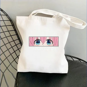 Bocchi Rock Manga Ryo geantă de cumpărături de reciclare geanta tote eco cumparator bolsas de tela sac bolsas reutilizables țesute cabas