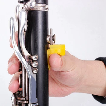 Pachet De 10 De Silicon Moale, Oboi Clarinet Odihnă Degetul Mare Pernă Degetul Mare Protector Pentru Instrument De Suflat Din Lemn 5 Culori