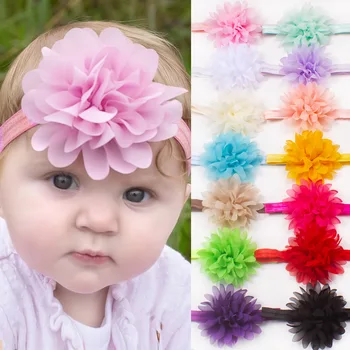 Copii Hairband Moale Hairband Pentru Nou-născuți Copii, articole pentru acoperirea capului Fata de Copil Accesorii de Flori Solid Drăguț Cadouri Copii