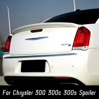 Pentru 2011-2018 Chrysler 300c 300 300 din Spate a Capacului Portbagajului Boot coadă de rață Spoiler Aripi Alb-Negru de Carbon aspectul Exterior Accesorii