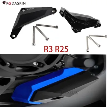 KODASKIN Motocicleta CNC Aluminiu Capacul Motorului Glisante Cadru Accident Protector Stânga Pad Pentru Yamaha YZF R3 R25 MT03 2013-2016