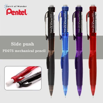 4 Buc Creion Mecanic Pentel PD275 Partea Presei Active Creioane cu Rotație de Cauciuc Rechizite 0,5 mm Papetărie Japonez