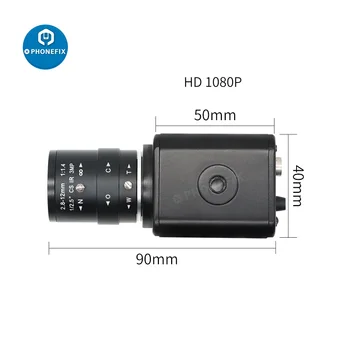 2MP 1080P HDMI Înregistrare Video Live Stream Camera 2.8-12mm 3MP F1.4 CS Mount Lens Pentru Predare, Cercetare Științifică Telefon Reparații