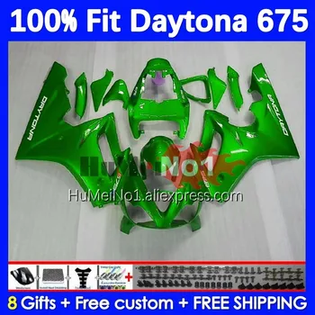 OEM Kit de caroserie Pentru Daytona 675 Daytona-675 2009 2010 2011 2012 194No.87 verde stoc Daytona675 09 10 11 12 Injecție mucegai Carenaj