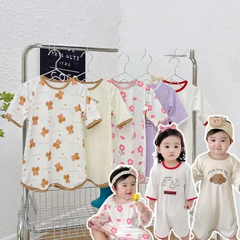 Pijamale copii Vara Matase de Gheață Patru Sezoane Universal Anti Kick Quilt Băieți și Fete Sleepdresses