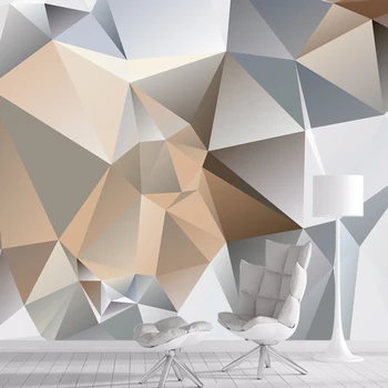 Personalizate imagini de Fundal 3d Geometric Model de Diamant Murală Pereți de Hârtie pentru TV Camera de zi Canapea Dormitor Fundal de Decor Acasă Rulouri de Artă