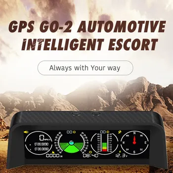 X90 Masina HUD GPS Vitezometru Digital Plug Și să se Joace Pentru Toate Masinile HUD MPH, KM/H Inclinometer Busola Accesorii Auto