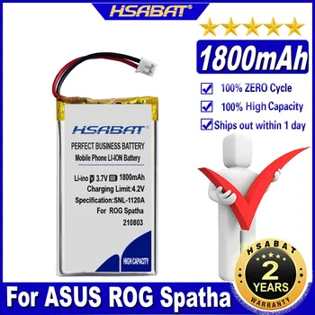HSABAT ROG Spatha 1800mAh Baterie pentru ASUS ROG Spatha Mouse-ul fără Fir, Baterii