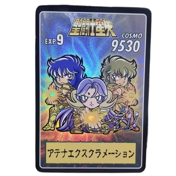 12buc/set Saint Seiya Suflet de Aur Q Versiune Personaje de Animație Dohko Shaka Kanon Flash Card Clasice Anime Carduri de Colectare de Jucării