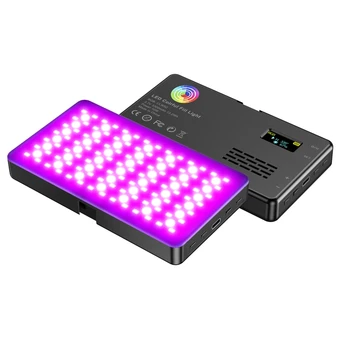 RGB Full-Color de Transmisie Live de Frumusete Iluminat cu LED-uri Lumina de Umplere Fotografie Full-Color de Încărcare cu LED-uri Lumina