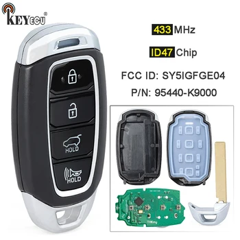 KEYECU 433MHz ID47 Chip P/N: 95440-K9000 FCC ID: SY5IGFGE04 sistemului de acces fără cheie de la Distanță Inteligent Cheie Fob pentru Hyundai Veloster 2017 2018 2019