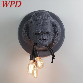 WPD de Interior, Lămpi de Perete Fixare cu LED-uri Moderne Sconces Creative Cimpanzeu Roman Pentru Acasă Foaier Coridor