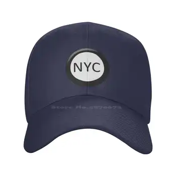 New York monedă de Calitate de Top Logo Denim șapcă de Baseball capac Tricotate pălărie