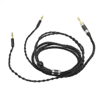 Căști Cablu de Înlocuire 8 Core Argint Placat cu Cablu de Sunet de Înlocuire pentru MDR-Z7 Z1R 3.5 mm Stereo Plug fierbinte