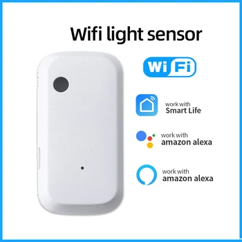 Tuya Zigbee, Wifi Smart Senzor de Lumină Iluminare Luminozitate Detector Senzor Inteligent de Iluminare Acasă de Automatizare Inteligent viața Hidraulic
