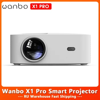 Wanbo X1 Pro Proiector Inteligent Android 9.0+1GB Memorie de 8GB WIFI 2.4 G Home Theater Cinema Patru Direcționale Corecție Keystone