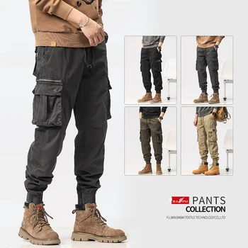 BAPAI 2023 Vara Barbati de Moda Pantalonii de Muncă în aer liber rezistent la Uzura Alpinism Pantaloni Haine de Lucru Street Fashion Pantaloni de Marfă